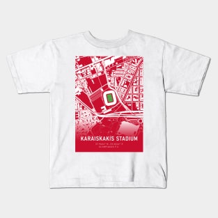 Olympiacos Stadium Map Design Kids T-Shirt